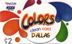 Colors prepaid phone card