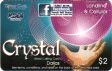 Crystal prepaid phone card