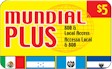 Mundial Plus prepaid phone card