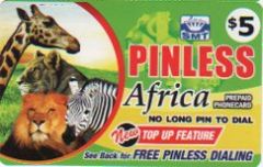PINless Africa prepaid phone card
