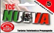 TCC Nueva prepaid phone card