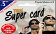 TCC Super prepaid phone card TCC Super prepaid phone card