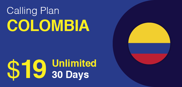 Colombia Calling Plan Pinless