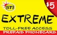 STi Extreme prepaid phone card