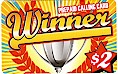 Winner Calling Card